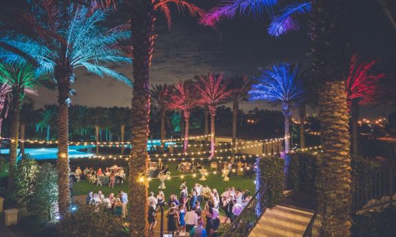 Make My Day - Wedding & Event Planning - shows off an evening wedding in Nocatee.