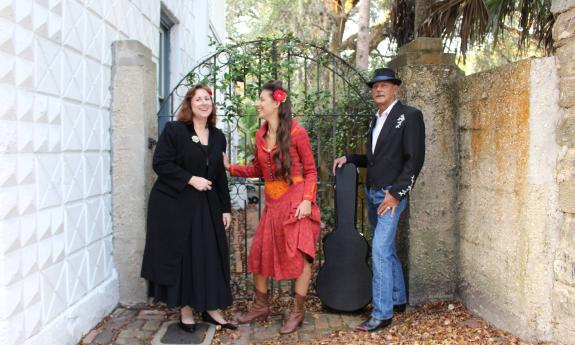 Morrow Family Band dressed up for their shoot