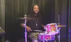 DMon of Chillakaya a fusion reggae band plays St. Augustine, FL
