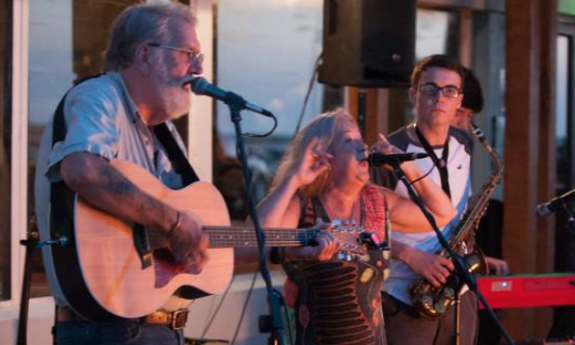 Uncle Eddie and Robin performing live