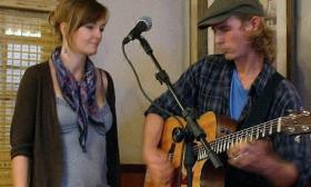 Todd and Molly Jones performing in St. Augustine.