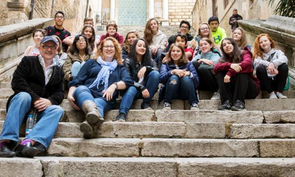 Vivace musicians on tour.