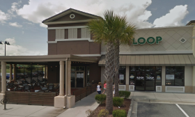 The entrance to The Loop Restaurant in Ponte Vedra