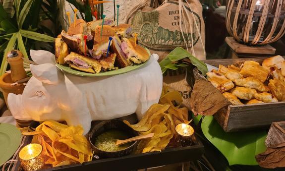 A spread from Paladar Cuban Eatery in St. Augustine Beach.