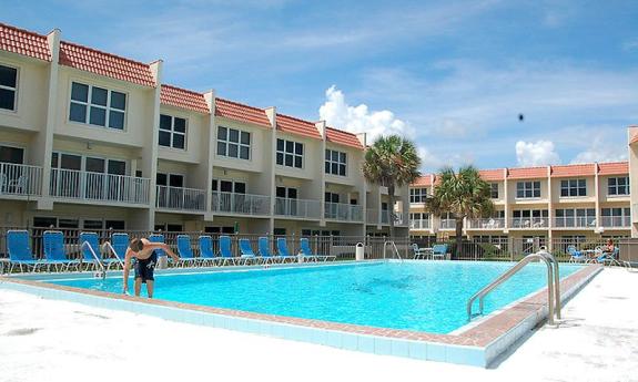 The pool at Pier Point South in St. Augustine Beach, FL. 