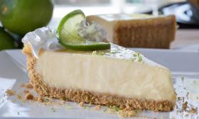 The key lime pie served at Harry's Seafood Bar and Grille in St. Augustine.