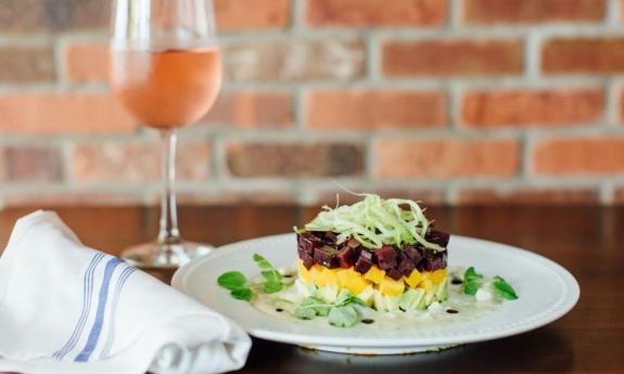 The beet salad starter at Alta Marea in St. Augustine.