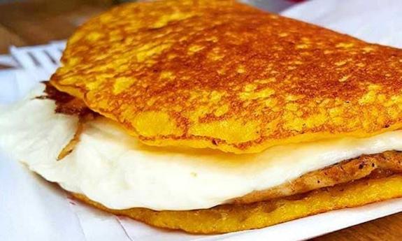 Breakfast Arepa at Arepa Life Food Truck in St. Augustine, Fl 