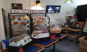 Inside of Bakersville Bread Company in St. Augustine, Fl 