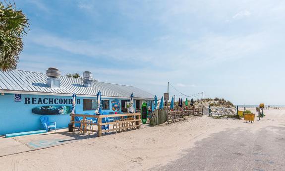 Offering a full menu and bar right on the beach, the Beachcomber restaurant is a St. Augustine favorite.