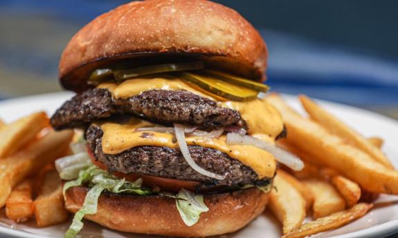 A burger at the Beacon Gastropub in St. Augustine.