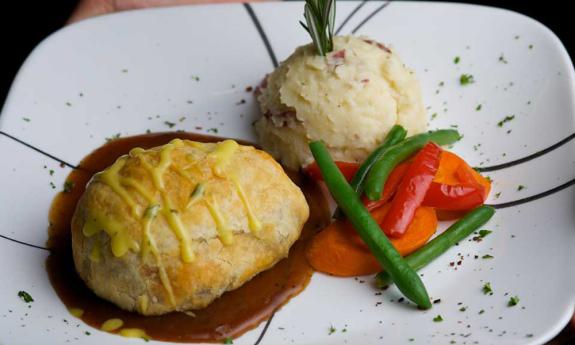 Beef Wellington at the Raintree Restaurant 