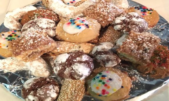 Cookie trays are available at Casa Benedetto's in St. Augustine, FL.