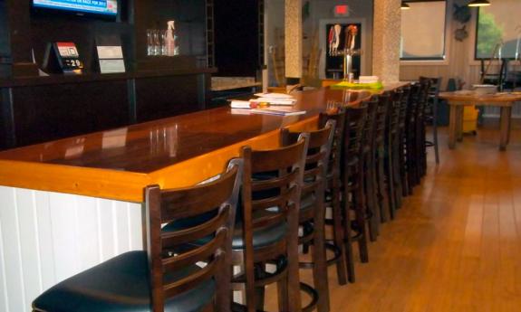 The bar at the Black Molly Grill in St. Augustine, Fl.