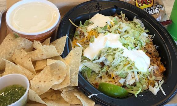 A custom bowl from Moe's in St. Augustine.