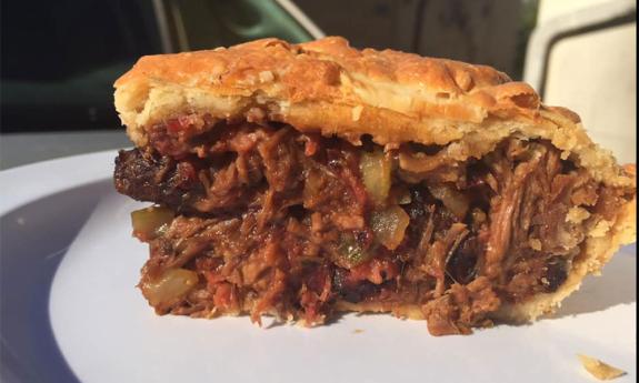 Brisky's BBQ Brisket Pie in St. Augustine.