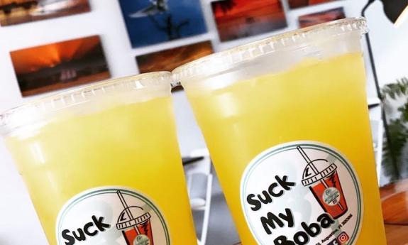 Boba drink from BT Nutrition in St Augustine