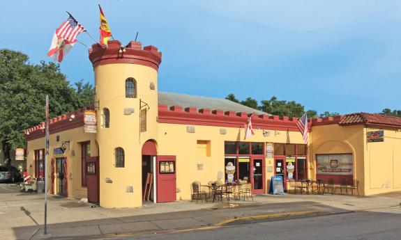 Burger Buckets in historic downtown St. Augustine, FL.