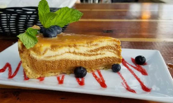 St. Augustine's Caps on the Water offers Old Florida cuisine, including delicious desserts.