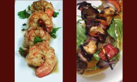 A couple of the delicious chef's favorites at Centro Piano Bar and Restaurant.