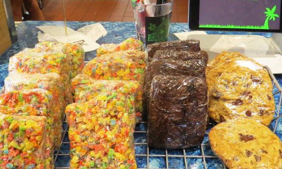 The sweets tray at Cheba Hut Toasted Subs in St. Augustine.