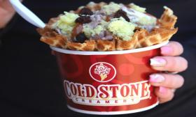 A cup of deliciousness from Cold Stone Creamery in St. Augustine.