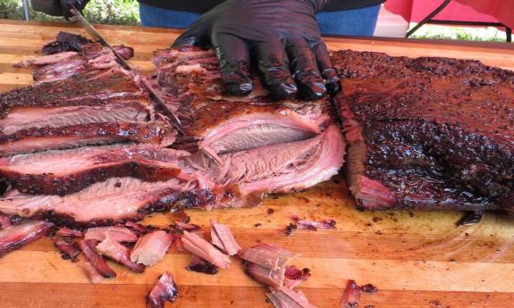 Smoked BBQ from the County Road Provisions food truck in St. Augustine, FL.