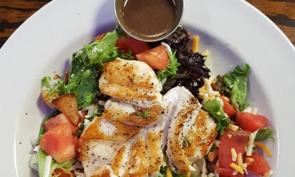 Grilled Grouper at Crescent Beach Bar & Grill in St. Augustine.