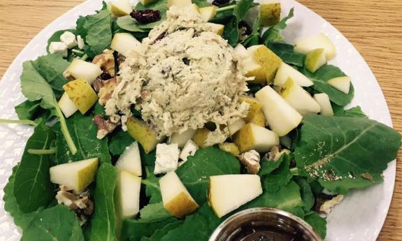 Chicken Salad Platter from Diane's Natural Market Café in St. Augustine.