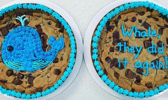 Cookie cake at Doughsserts in north St. Johns County