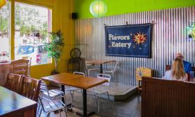 The dining room of Flavors Eatery in downtown St. Augustine, FL