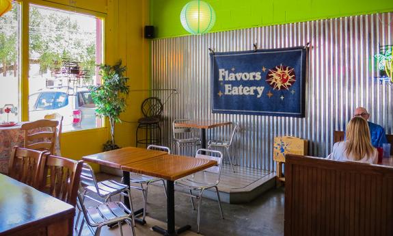 The dining room of Flavors Eatery in downtown St. Augustine, FL