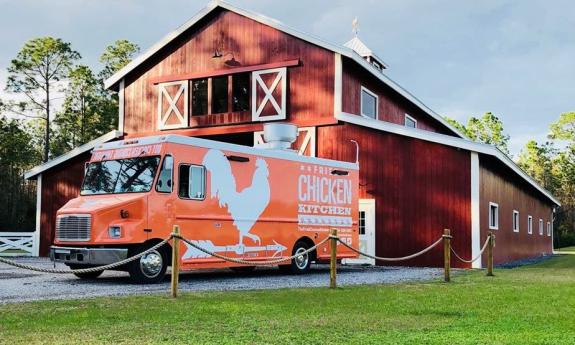 Fried Chicken Kitchen getting ready to cater a special event in St. Augustine.