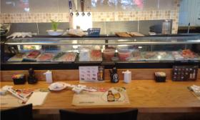 Fuji Japan offers a complete sushi bar.