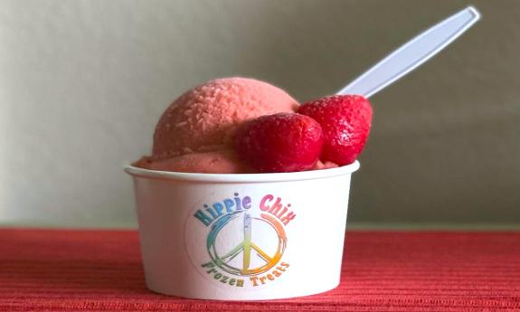 A Hippie Chix frozen treat in St. Augustine.