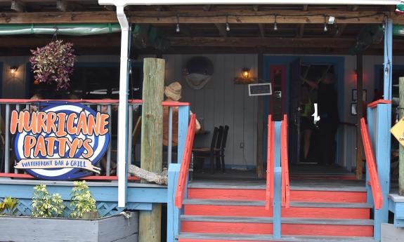 Entrance at Hurricane Patty's in St. Augustine