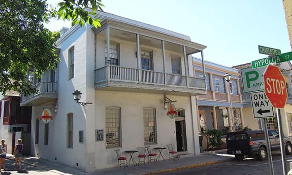 The Hyppo is located at the corner of Hypolita and Charlotte Streets.