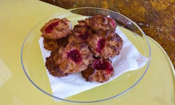 Macaroons at La Herencia Cafe on Aviles St. in St. Augustine, FL.