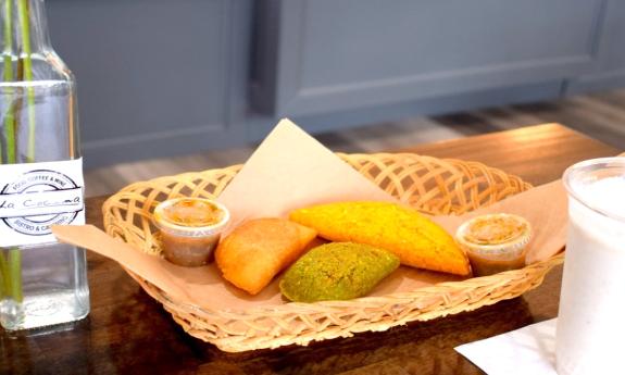 Empanadas at La Cocina Bistro & Catering in St. Augustine.