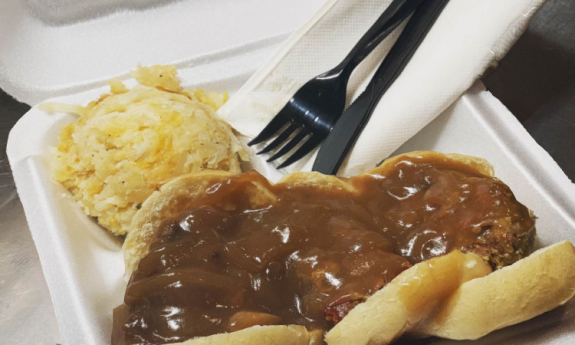 Meatloaf Sliders from Murf's Homestyle ToGo in St. Augustine.