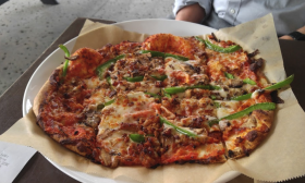 Thin Crust Pizza from Trasca Co. & Eatery in Nocatee, Fl