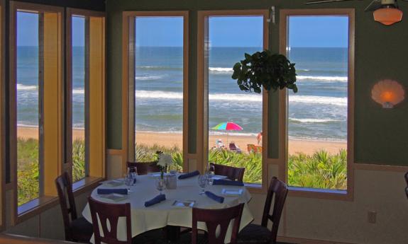 Spectacular views from the Reef Restaurant.