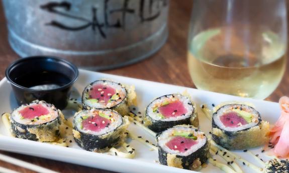 Sushi from Salt Life Food Shack in St. Augustine.