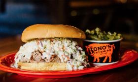 Bono's Bar-B-Q in St. Augustine offers great sandwiches and slaw.