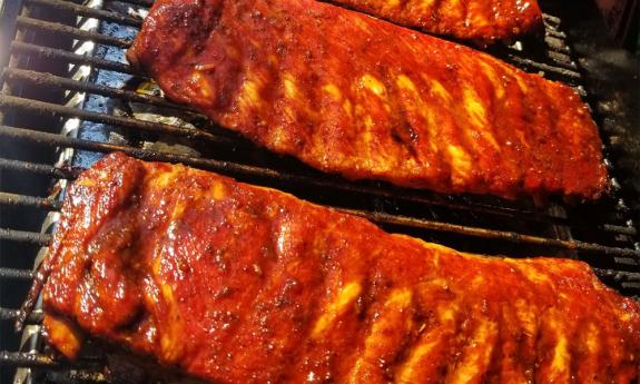 St. Louis Ribs from The Saucey Pig Food Truck in St. Augustine