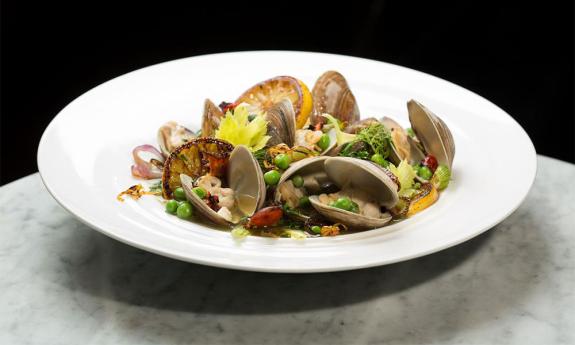 A specialty at Costa Brava is their delicious and beautifully presented seafood chowder.