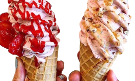 Ice cream cones from Smiley Berry