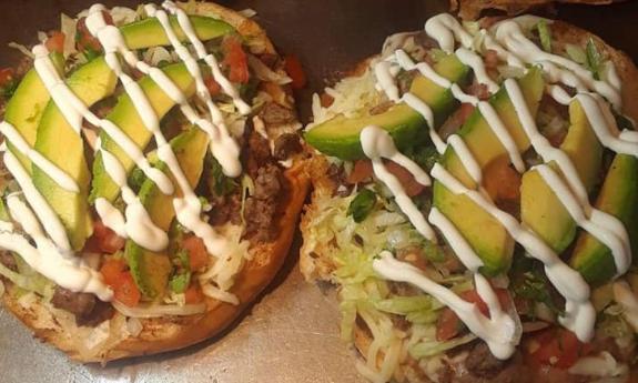 The torta sandwich with avocado, available at Tacos My Blessing, a local food truck that operates by Bog Brewerey on West King Street