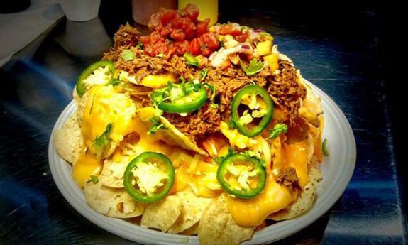 Nachos Supreme at Tempo Restaurant in downtown St. Augustine.