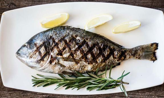 Grilled whole fish at Terra & Acqua in St. Augustine.